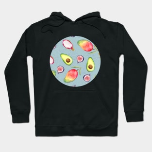 Summer Fruit | Watercolor | Pattern Hoodie